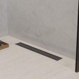 Душевой лоток Paini Line CH450LC 45см чёрный матовый